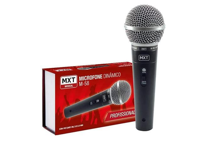 Microfone Com Fio MXT M 58 