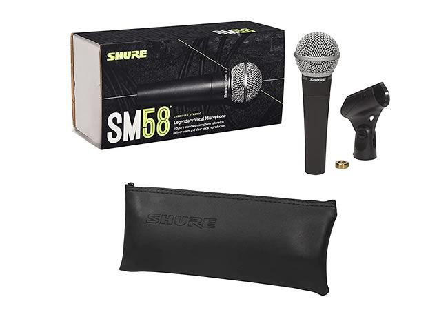 Microfone Com Fio Shure SM 58 
